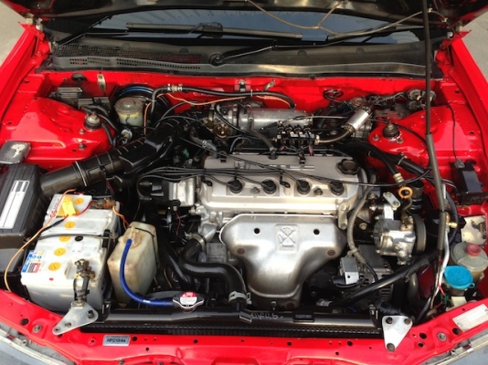 ขาย Honda accord ปี96 G5 ไฟท้ายเดียว สีแดงSuperred หลังคาSunroof เครื่อง VTEC เกียร์ Auto+Lpg หัวฉีด พร้อมขับหล่อ