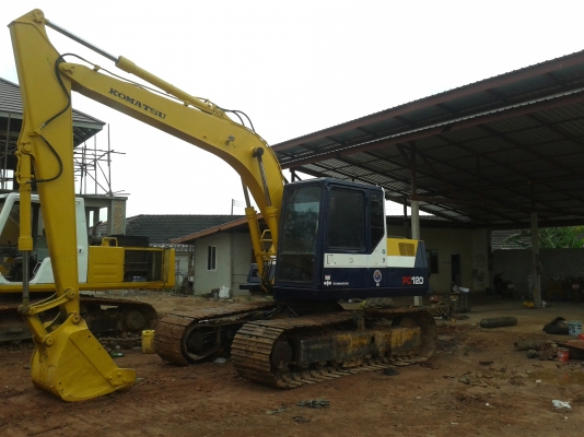 ขาย KOMATSU PC 120 - 5   บูม อาร์มรุ่นพิเศษ ยาว ใบแทรค75 คอนโทรลสั้น แอร์พร้อม