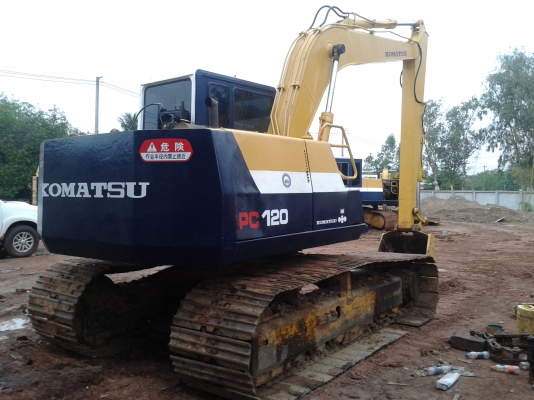 ขาย KOMATSU PC 120 - 5   บูม อาร์มรุ่นพิเศษ ยาว ใบแทรค75 คอนโทรลสั้น แอร์พร้อม