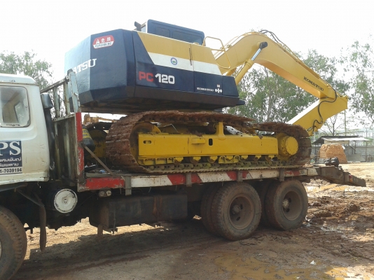 ขาย KOMATSU PC 120 - 5   บูม อาร์มรุ่นพิเศษ ยาว ใบแทรค75 คอนโทรลสั้น แอร์พร้อม