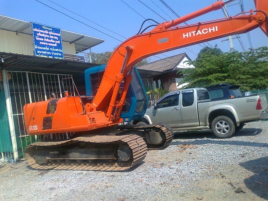 ขายด่วน..รถแบคโฮ HITACHI EX120-2 รถสวย เก่าญี่ปุ่น มีใบอินวอยล์.