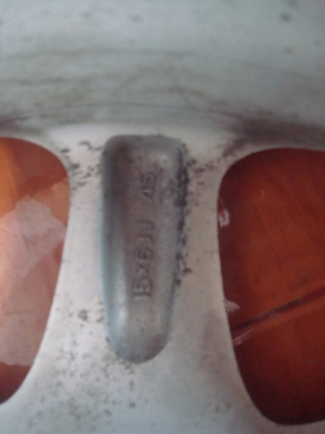 ขายแม็กฮอนด้าขอบ 15 กว้าง 6 ออฟ 45 พร้อมยาง 5500 บาท