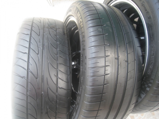 ขายล้อแม็ก Rays re30 17"x7" et42 4รู 100/114.3+ยาง (081-3747940)