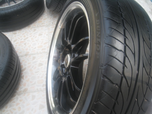 ขายล้อแม็ก Rays re30 17"x7" et42 4รู 100/114.3+ยาง (081-3747940)