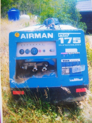 เครื่องลม แอร์แมน PDS 175 สภาพสวย พร้อมใช้งาน