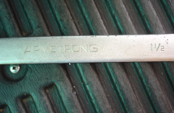 ขายประแจแหวนข้าง  armstrong USA. เบอร์ 11/2