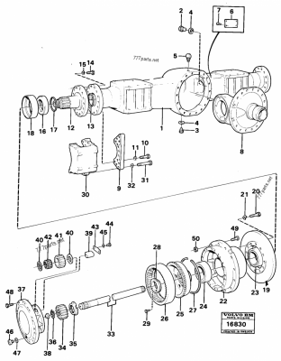 Spare part VOE 11102304 Sun Gear (Volvo)