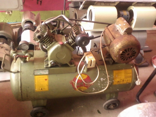 ปั้มลม 2 หัวปั้ม