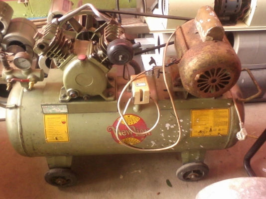 ปั้มลม 2 หัวปั้ม