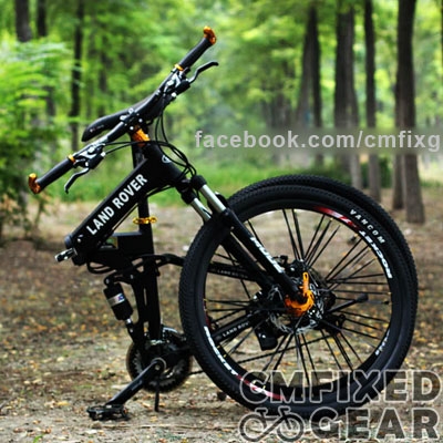 ขายจักรยานเสือภูเขาพับได้ LAND ROVER MTB 24speed ราคาถูกมาก