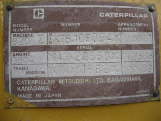 920-75J-06094รถตักล้อยางรถจอด(CSนวนคร)แล้วครับ