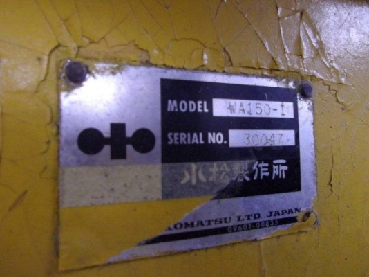 WA150-1-30047รถตักล้อยางตอนนี้รถจอดที่(CSนวนคร)ครับ