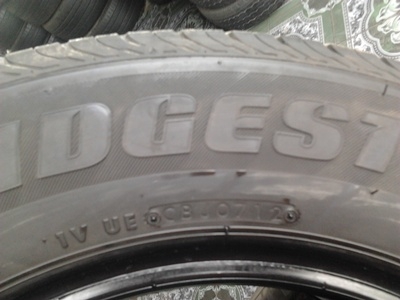 ขายยาง215/65/16 ปี 0712 BRIDGSTONE DURAVIS  R611  1  ชุด