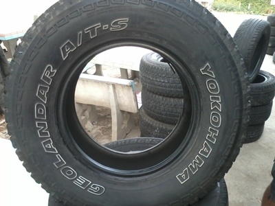 ขายยาง265/70/16 ปี 09 YOKOHAMA GEOLANDAR 1 ชุด ขายยาง265/70/16 ปี 09 YOKOHAMA GEOLANDAR 1 ชุด