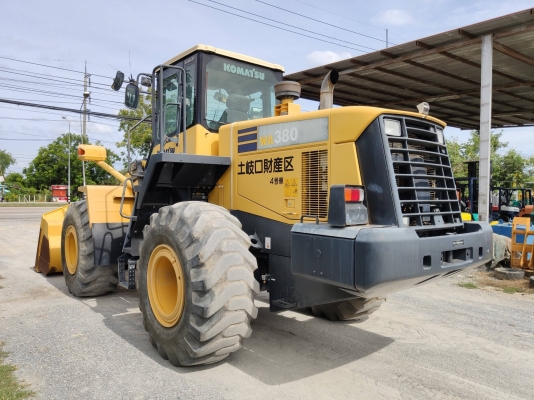 รถตัก เก่านอก มาใหม่ KOMATSU WA380-5 สภาพสวย นำเข้าจากญี่ปุ่น โทร.090-986-2521 อ๊อบ