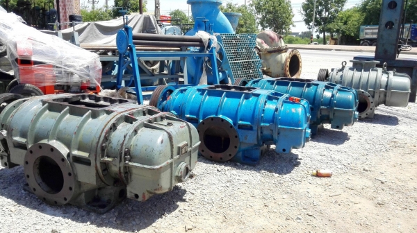 รูทโบลเวอร์อัดอากาศญี่ปุ่น UNOZAWA-GUMI JAPAN ขนาดใหญ่ ท่อ 8&rdquo; ใช้กับมอเตอร์ 75-100 HP