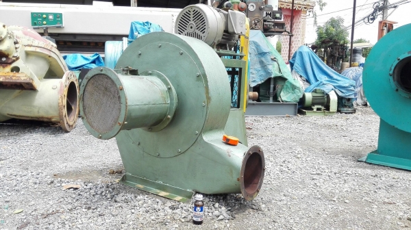 โบลเวอร์ดูดเป่าอากาศ ขนาด 7.5 HP 2840 RPM 380V ท่อเข้าออก 10&rdquo;- 8&rdquo; โครงสร้างหนาแข็งแรงทนท