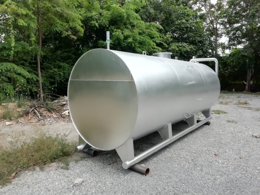 ขายถังน้ำมันใหม่ขนาด 10,000 ลิตร เหล็กหนา 4 มม.ผลิตเอง ราคาใบละ 40,000 บาท  ถังใหม่ผลิตเอง