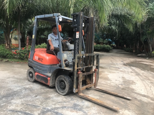 (ลดกระหน่ำ)ขายFORKLIFT TOTOTA รุ่น6FG10(1ตัน) สวยเดิมจากญี่ปุ่น ยังไม่เคยใช้ในไทย 115,000เท่านั้น!!