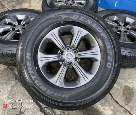 ล้อแม็ก 6รู114 Nissan Navara NP300 ขอบ 16 สีเทากัน พร้อมยางใหม่ป้ายแดง 255-70-16 Dunlop ปี 19 สวยกริ๊บ ล้อแม็ก 6รู114 Nissan Navara NP300 ขอบ 16 สีเทากัน พร้อมยางใหม่ป้ายแดง 255-70-16 Dunlop ปี 19 สวยกริ๊บ