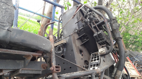 ขายเครนพับ HIAB ติดรถบรรทุก 10 ล้อ 91ZW 3 ปลอก 5ตัน พร้อมมือจับ ของเก่าติดรถญี่ปุ่น 084-5424150