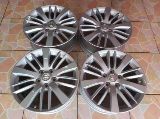 ล้อแม็กเปล่า Nissan Teana ขอบ 17*7,ET45,5h114.3 ทั้งชุด 12,900 เทิร์นได้ใส่ฟรี รับบัตร ส่งทั่วไทย ล้อแม็กเปล่า Nissan Teana ขอบ 17*7,ET45,5h114.3 ทั้งชุด 12,900 เทิร์นได้ใส่ฟรี รับบัตร ส่งทั่วไทย