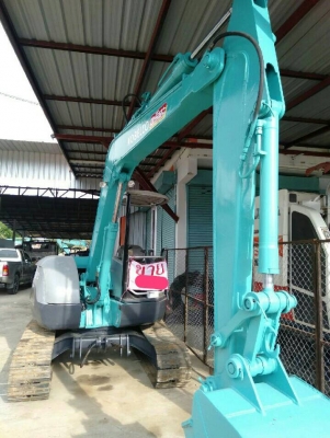 รถขุด KOBELCO SK50 ปั้มนิ้ว คอนโทรลสั้น มีใบมีดดันหน้าแถมให้
