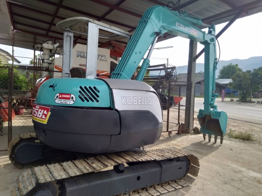 รถขุด KOBELCO SK50 ปั้มนิ้ว คอนโทรลสั้น มีใบมีดดันหน้าแถมให้