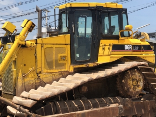ขายรถดันดิน CAT D6R นำเข้าเองจากญี่ปุ่น สภาพสวยพร้อมใช้ มีVDOการทำงานครับ