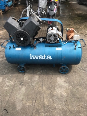 ปั้มลมติดถังIWATA