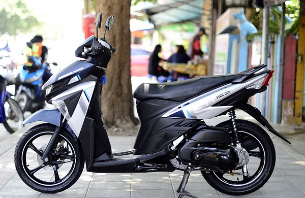 gt125 สีนํ้าเงินเทา ระบบ idling stop เครื่องเดิมดี สีสวย 29900