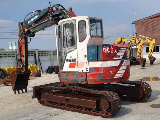 ขายด่วนรถแบคโฮขนาด7.5ตันหัวเก๋งซูมิโตโม่75F2เทียบเท่าPC75คลนโทลน้ำมันปั้มนี้วระบบไฟฟ้าครบเร็วแรงไม่โหลดเครื่อง 4สูบ อีซูซู4JB1รถนอกเพื่งนำเข้ามาใหม่จากญี่ปุ่นยังไม่ได้ใช้ในไทยเลย