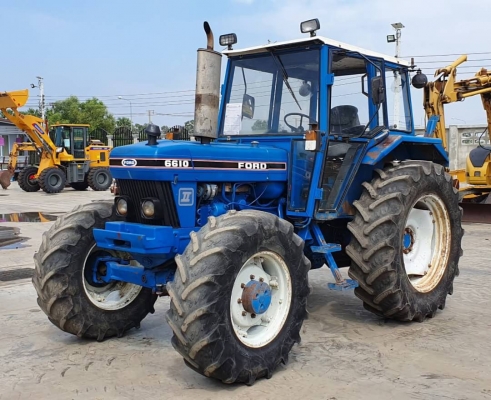ขายด่วน375,000บาทรถไถ FORD 6610 หัวเก๋ง 4WD           2เเพลา4สูบสีเดิมรถนอกเพื่งนำเข้ามาใหม่ สถาพดีพร้อมใช้
