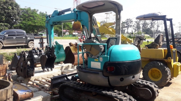 ขายรถขุด KOBELCO SK30UR-2 เครื่องยนต์ยันม่าร์ 3TNE84 จำนวน 3 สูบ คอนโทรลน้ำมัน ปั๊มนิ้ว มีหลังคา แทรคยาง มีเอกสาร พร้อมใช้งาน ขายรถขุด KOBELCO SK30UR-2 เครื่องยนต์ยันม่าร์ 3TNE84 จำนวน 3 สูบ คอนโทรลน้ำมัน ปั๊มนิ้ว มีหลังคา แทรคยาง มีเอกสาร พร้อมใช้งาน