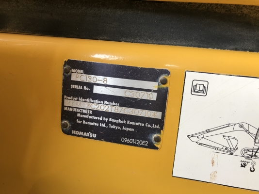 Komatsu pc130-8 8000 ชม.สวยเต็มทุกจุด