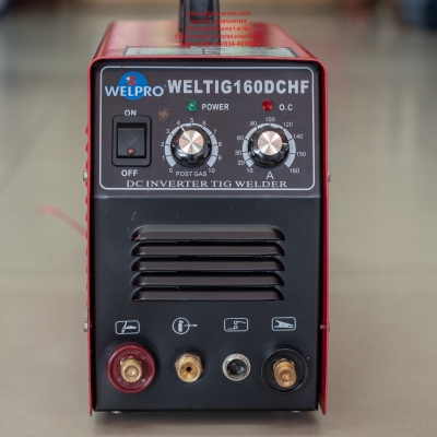 เครื่องเชื่อมอาร์กอน 160 A ยี่ห้อ Welpro รุ่น Weltig160DCHF สภาพใหม่ พร้อมใช้งาน