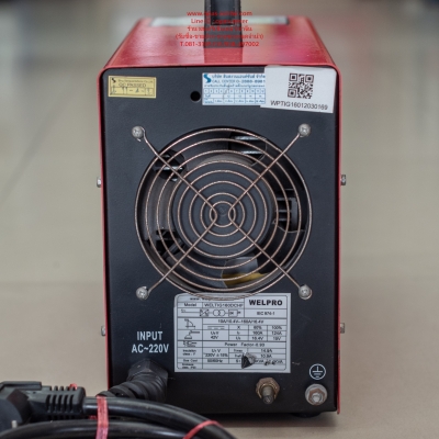 เครื่องเชื่อมอาร์กอน 160 A ยี่ห้อ Welpro รุ่น Weltig160DCHF สภาพใหม่ พร้อมใช้งาน