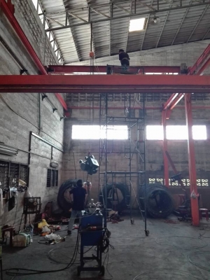 เครน เครนโรงงาน รับออกแบบติดตั้งโครงสร้างเครน พร้อมให้คำปรึกษา