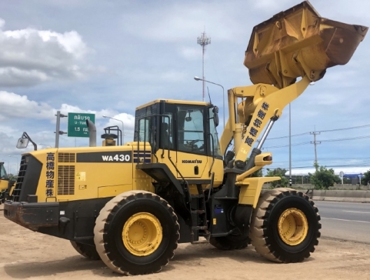 ขายรถตักล้อยาง KOMATSU WA430-6 นำเข้าเองจากญี่ปุ่น สภาพสวยพร้อมใช้ มีVDOการทำงานครับ