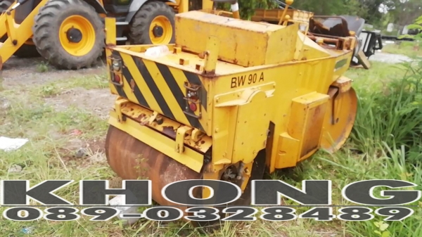 ขายด่วน รถบดbomag bw90A สั่นสะเทือน รถมีใบประมูลกรมทาง อุปกรณ์ ขาดไดสตาร์ท ไดชาร์จ ขาย 90000 บาท