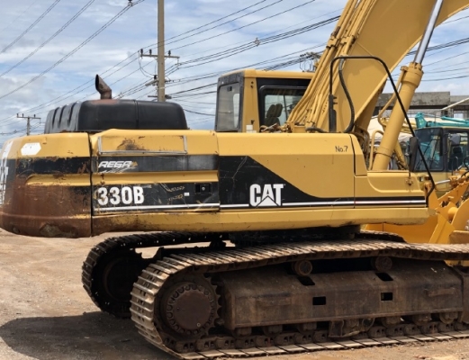 ขายรถขุด CAT 330B ลายหัวกระแทก นำเข้าเองจากญี่ปุ่น สภาพสวยพร้อมใช้ มีVDOการทำงานครับ
