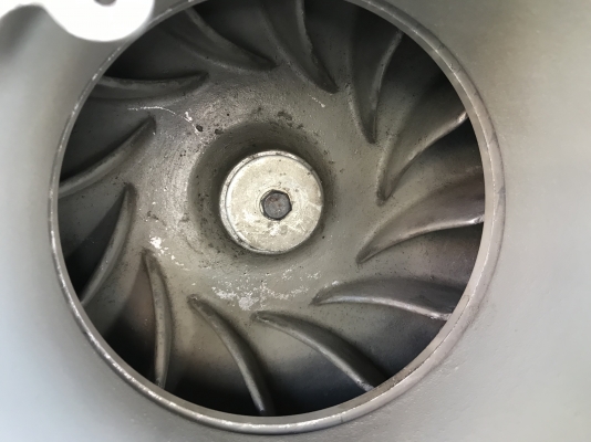 ขายโบลเวอร์ดูด-เป่าอากาศแบบใบเทอร์โบ LDL Turbo Blower 5HP. 380V made inTaiwan สภาพสวย หมุนนิ่ม ให้ลม