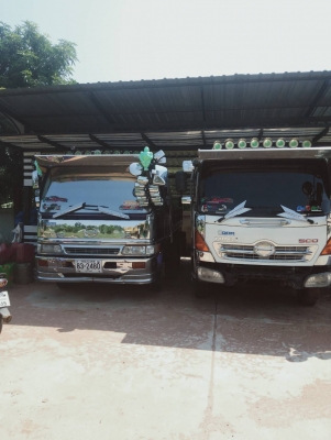 ขายรถแม็คโครพร้อมเทลเลอร์ และรถดั้ม2คันถ้าซื้อแยกได้ครับ