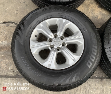 ล้อแม็ก 6รู114 Nissan Navara NP300 ขอบ 16 สีบอร์น พร้อมยาง 255-70-16 OTANI ปี 18 ล้อแม็ก 6รู114 Nissan Navara NP300 ขอบ 16 สีบอร์น พร้อมยาง 255-70-16 OTANI ปี 18