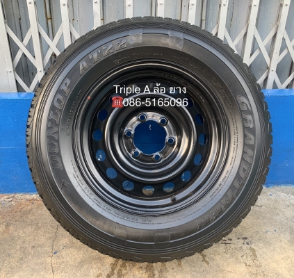 ล้ออะไหล่ 6รู139 ขอบ 17 แถมยาง 265-65-17 Dunlop ปี 13