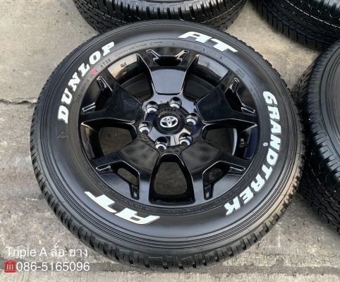 ใหม่สุดติ่ง แม็กใหม่ป้ายแดง Toyota Revo Rocco ขอบ 18 พร้อมยางใหม่ป้ายแดง 265-60-18 Dunlop ปี 19 สวยกริ๊บๆ ใหม่สุดติ่ง แม็กใหม่ป้ายแดง Toyota Revo Rocco ขอบ 18 พร้อมยางใหม่ป้ายแดง 265-60-18 Dunlop ปี 19 สวยกริ๊บๆ