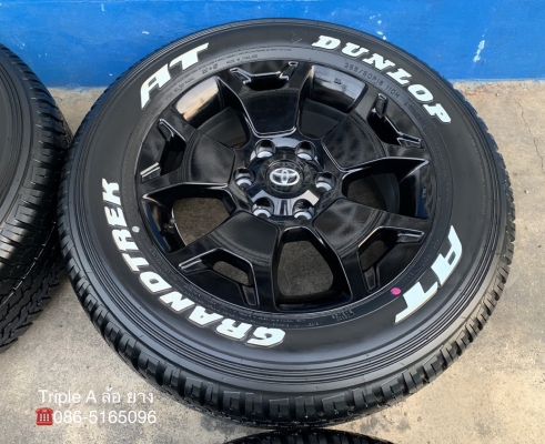 ใหม่สุดติ่ง แม็กใหม่ป้ายแดง Toyota Revo Rocco ขอบ 18 พร้อมยางใหม่ป้ายแดง 265-60-18 Dunlop ปี 19 สวยกริ๊บๆ ใหม่สุดติ่ง แม็กใหม่ป้ายแดง Toyota Revo Rocco ขอบ 18 พร้อมยางใหม่ป้ายแดง 265-60-18 Dunlop ปี 19 สวยกริ๊บๆ