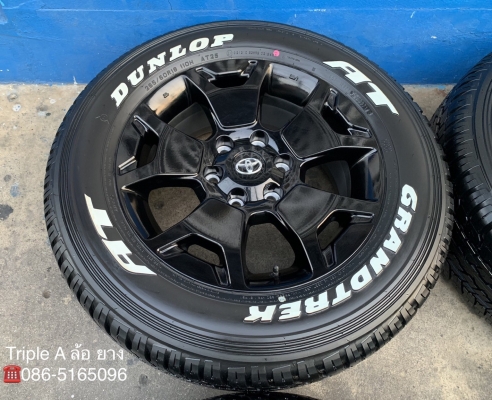 ใหม่สุดติ่ง แม็กใหม่ป้ายแดง Toyota Revo Rocco ขอบ 18 พร้อมยางใหม่ป้ายแดง 265-60-18 Dunlop ปี 19 สวยกริ๊บๆ ใหม่สุดติ่ง แม็กใหม่ป้ายแดง Toyota Revo Rocco ขอบ 18 พร้อมยางใหม่ป้ายแดง 265-60-18 Dunlop ปี 19 สวยกริ๊บๆ