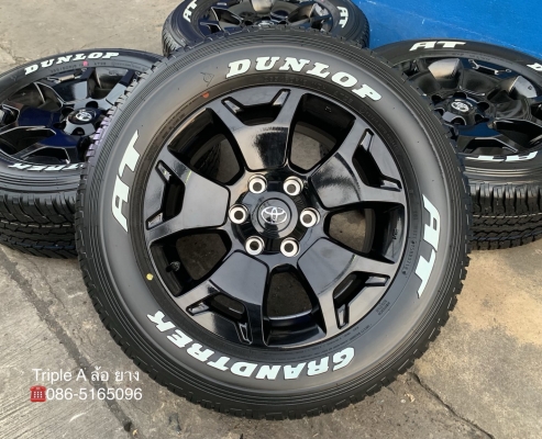 ใหม่สุดติ่ง แม็กใหม่ป้ายแดง Toyota Revo Rocco ขอบ 18 พร้อมยางใหม่ป้ายแดง 265-60-18 Dunlop ปี 19 สวยกริ๊บๆ ใหม่สุดติ่ง แม็กใหม่ป้ายแดง Toyota Revo Rocco ขอบ 18 พร้อมยางใหม่ป้ายแดง 265-60-18 Dunlop ปี 19 สวยกริ๊บๆ