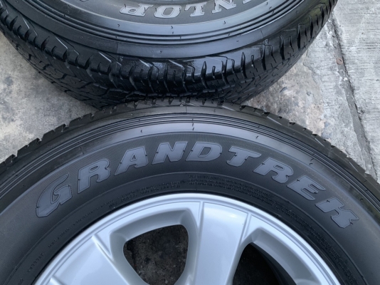 ล้อแม็กป้ายแดง ISUZU D-MAX Blue Power ขอบ 16 พร้อมยางใหม่ป้ายแดง 255-70-16 Dunlop ปี 19 สวยกริ๊บ